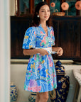 SG60 Batik Joy Obi Dress - Batik/ Black