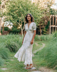 In-a-Knot Maxi Dress - Cream Floral