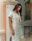 Aurora Jacquard Cheongsam