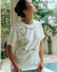 Elouise Embroidered Tee