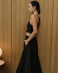 Switch Up Convertible Skirt - Black / Beige