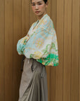 Breeze Throwover Jacket - Abstract Botanical / Pastel Paisley