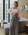 On Track Utility Pants - Black / Beige