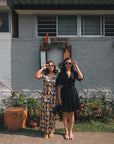 SG60 Batik Joy Obi Dress - Batik/ Black