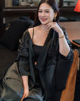 Ensemble Bustier Top - Black / Off White