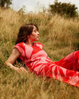 TMP Knits Reversible Two-Piece Pants Set - Coral & Pink