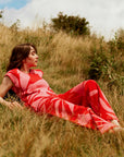 TMP Knits Reversible Two-Piece Pants Set - Coral & Pink