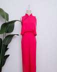Jess Jumpsuit - Cobalt / Fuchsia