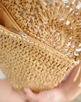 Brown Woven Bag