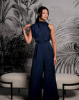 Leilani Maxi Jumpsuit - Red / Navy