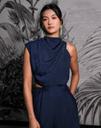 Leilani Maxi Jumpsuit - Red / Navy