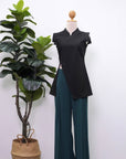 Selena Top - Black / Chartreuse ( Pre-order )