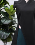 Selena Top - Black / Chartreuse ( Pre-order )