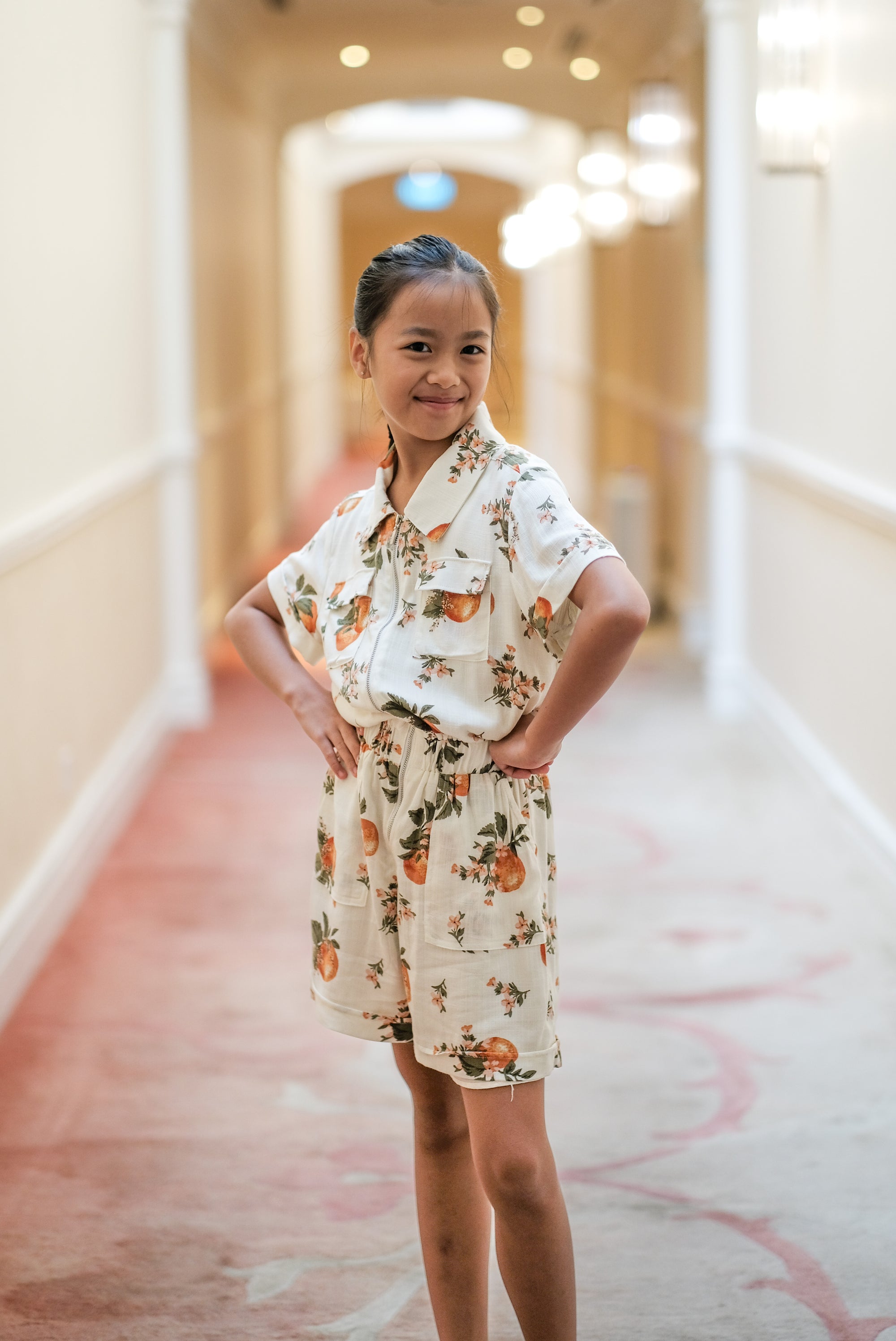 Lil' Tangerine Playsuit