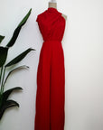 Leilani Maxi Jumpsuit - Red / Navy