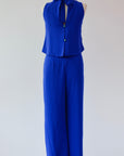 Jess Jumpsuit - Cobalt / Fuchsia