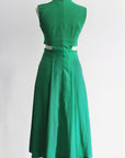 Signature Cut-Out Cheongsam - Emerald (Pre-order)
