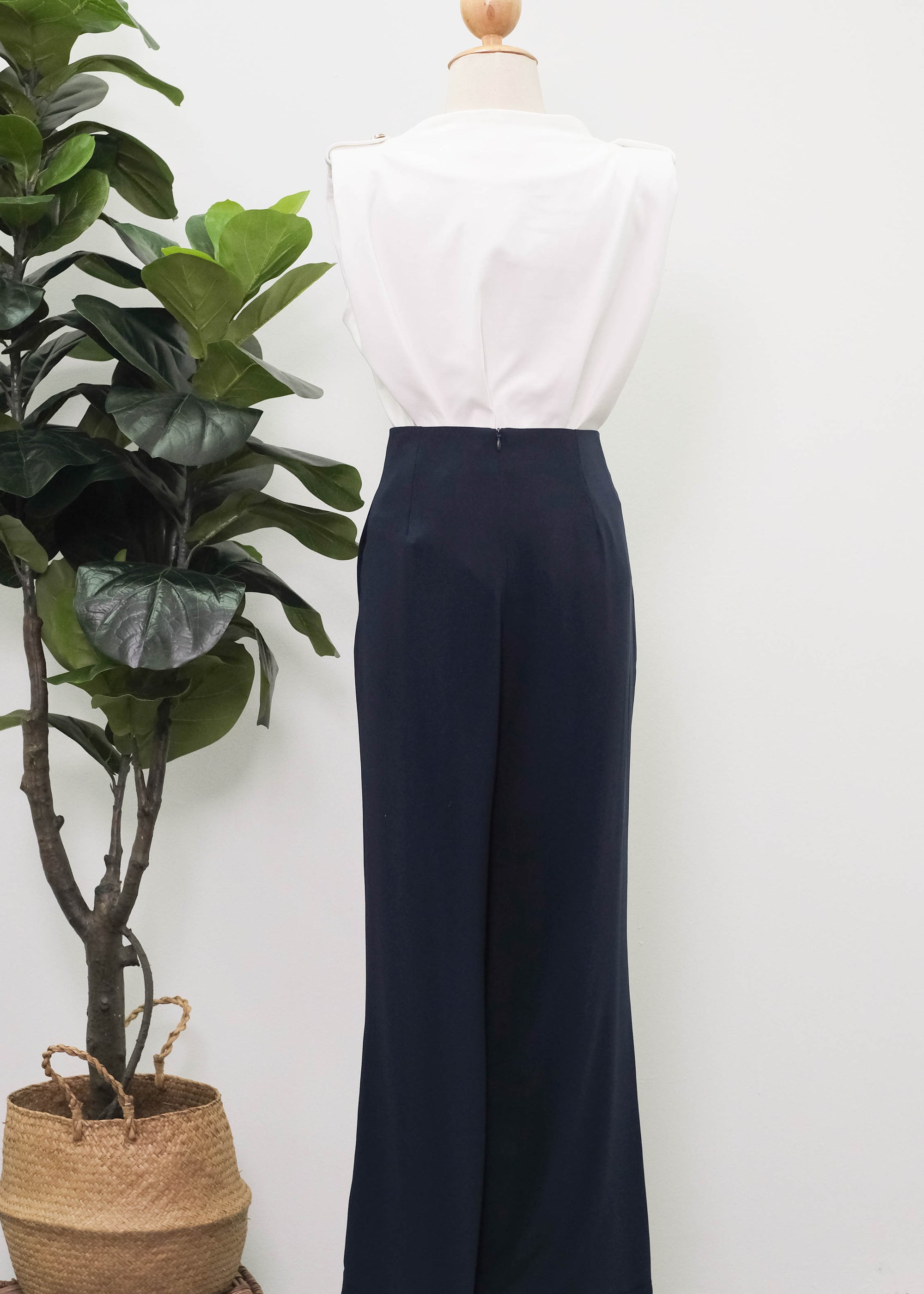 Penelope Pleated Pants - Cobalt