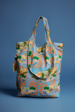 Local Delights - Canvas Tote Bag with Small AirPod Pouch
