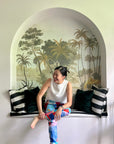 Signature French Tuck Top ( Round neck / V-neck ) - White / Black (Pre-order)