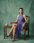 Seri Sarong Cheongsam- Royal Purple