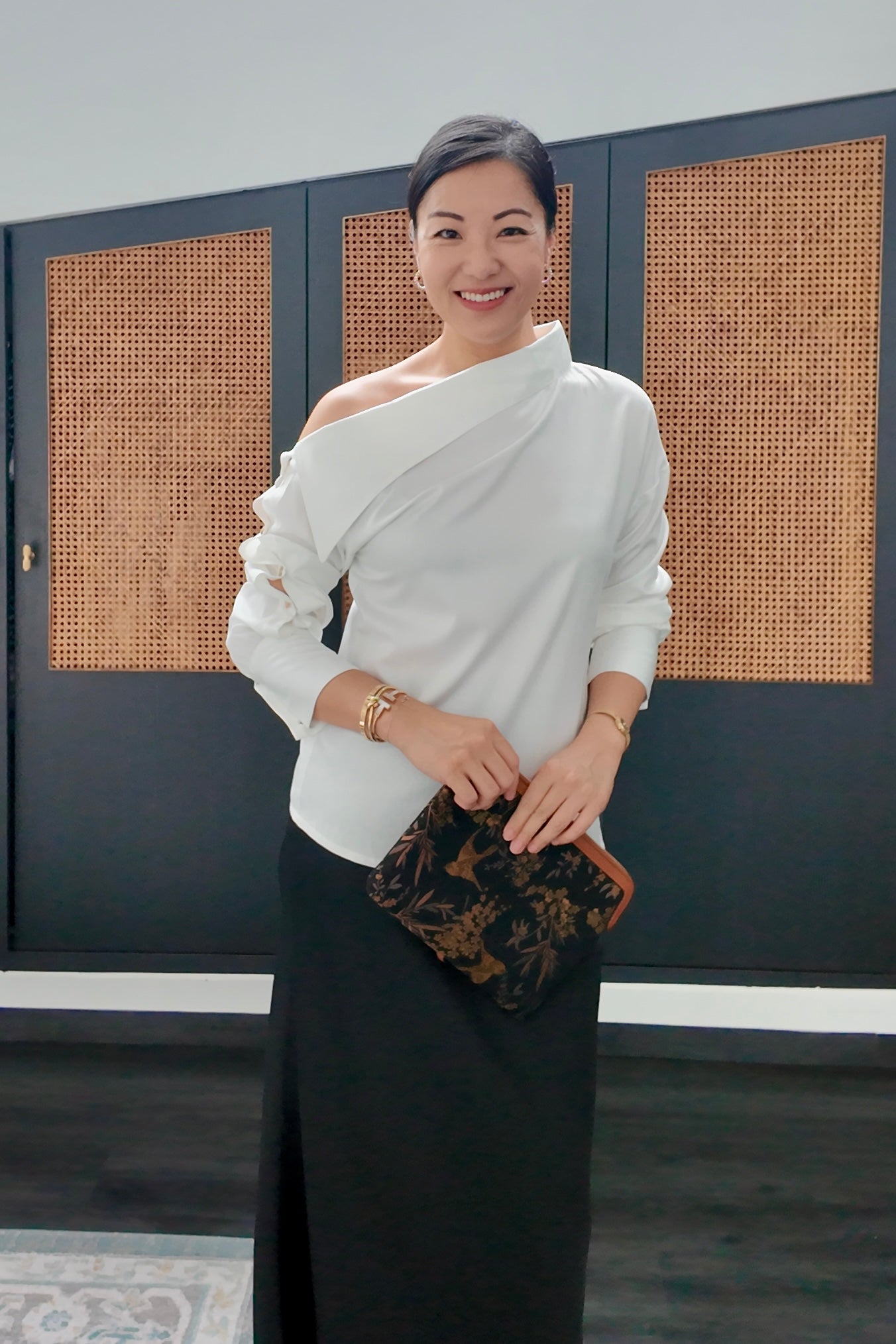 Blanc Asymmetrical Shirt