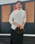 Blanc Asymmetrical Shirt