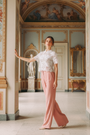 Gabby Tailored Pants - Blush Pink