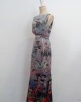 Sorrento Asymmetrical Dress - Mystic Jungle