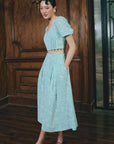 Paisley Convertible Midi Dress