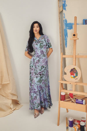 Cassia Floral Maxi Dress