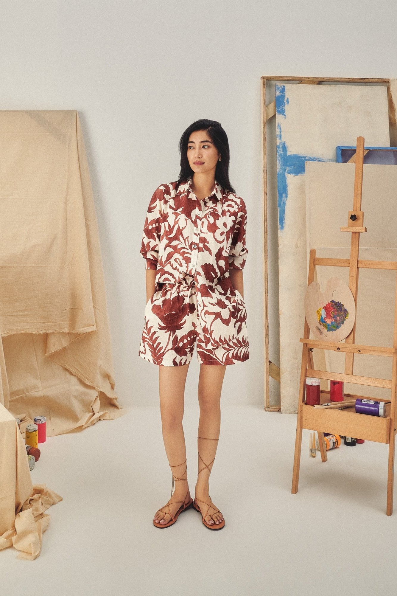 Tahiti Resort Shirt &amp; Shorts Set