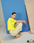 Camden Pants - Yellow Vines