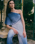 Luna Toga Pants Set - Ombre Blue