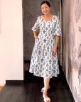Josie Dress - Blue Blooms