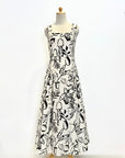 Caffeine-Fix Drop Waisted Maxi Dress