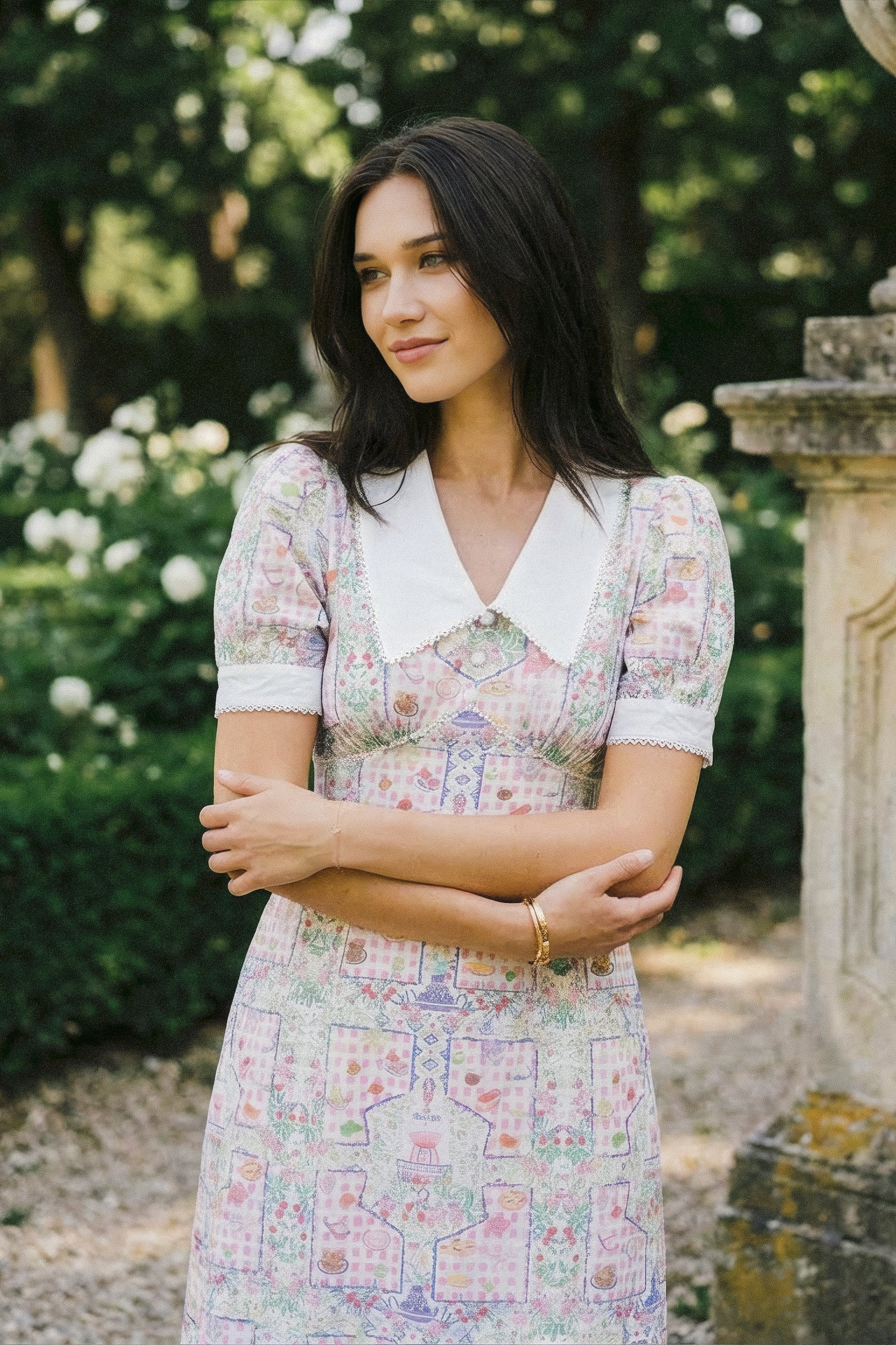 Primrose Sun Dress (Red Stripe/ Pink Kueh Kueh)