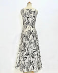 Caffeine-Fix Drop Waisted Maxi Dress
