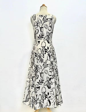 Caffeine-Fix Drop Waisted Maxi Dress