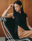 Selena Top - Black / Chartreuse ( Pre-order )