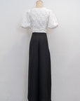 Palazzo Pleated Pants - Black
