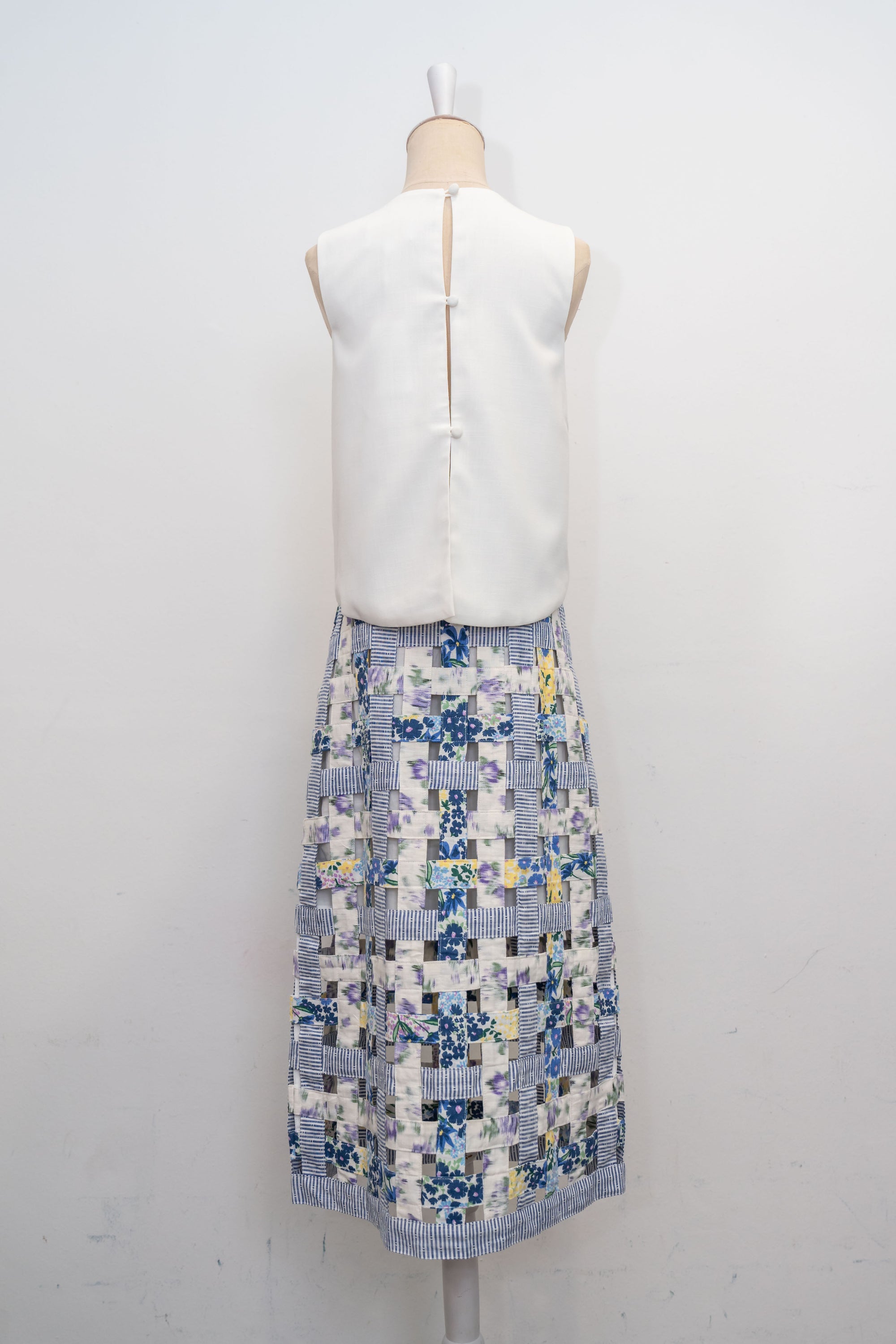 Wonder Skirt - Blueberry Floral / Vintage Floral / Violet Blooms