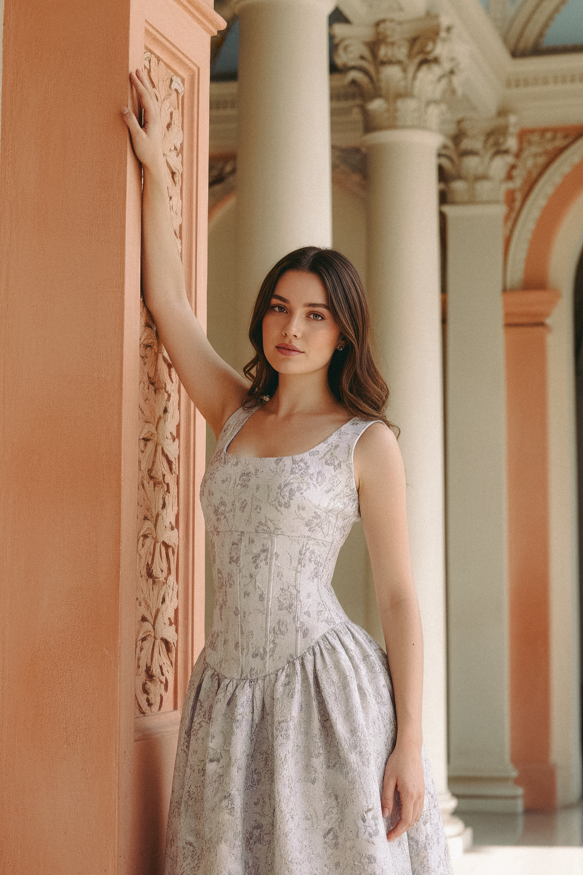 Astoria Drop Waisted Maxi Dress