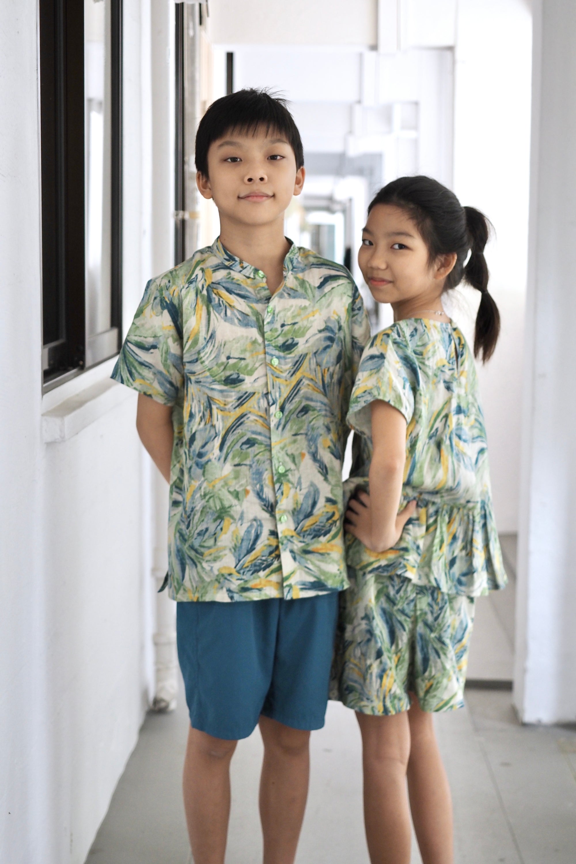 Lil' Acacia Shorts Set