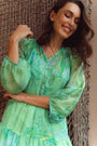 Fern Silk Dress
