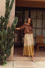 Dunia Long Boho Skirt