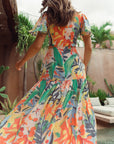 Magnolia Cut-out Maxi - Tropicana