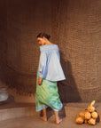 Fern Forest Silk Skirt