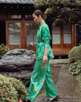 Midori Silk Drawstring Pants