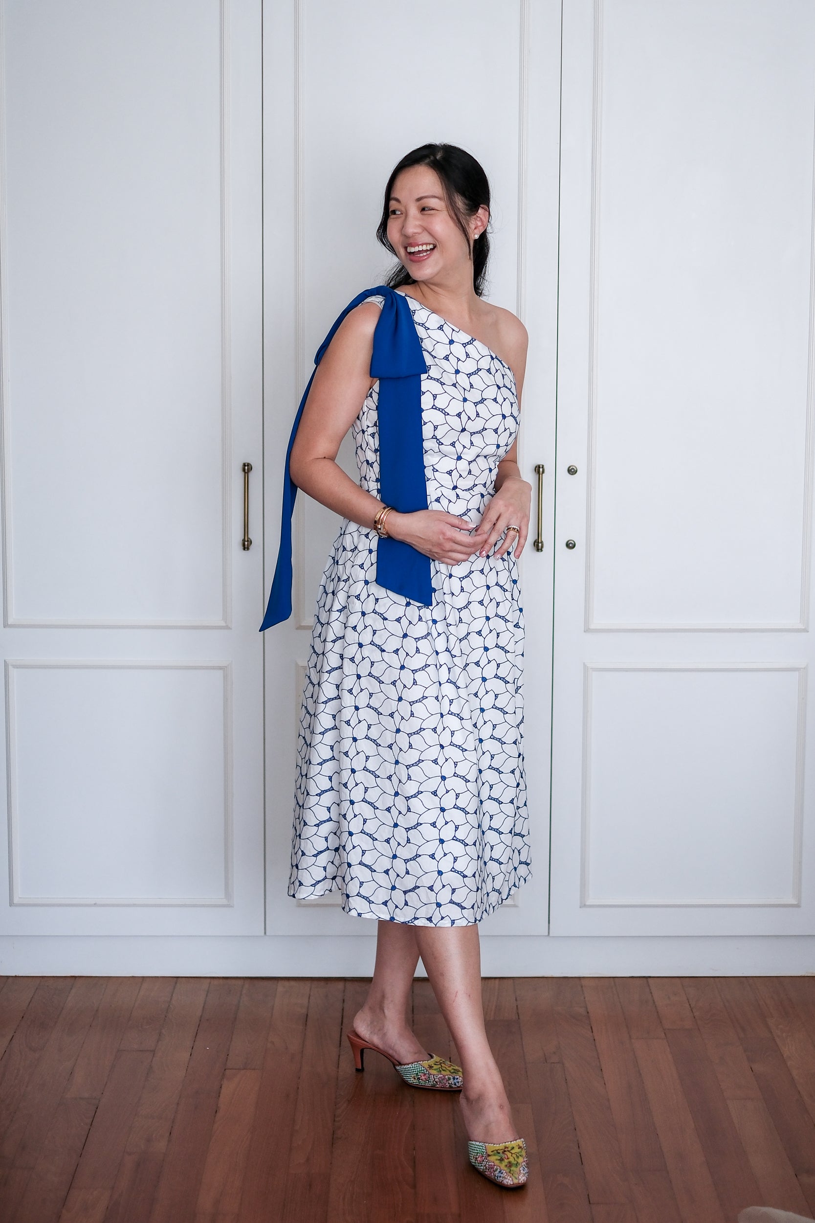 Carrie Lace Toga Dress